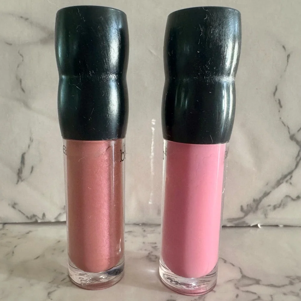 bareMinerals Lip Gloss Duo Strawberry Creme & Strawberry Shortcake 0.08oz Each